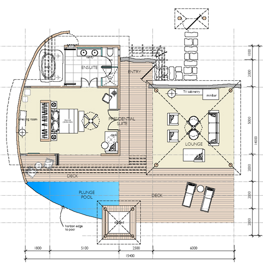 The Royal Meridien Hotel - Typical Over Water Suite